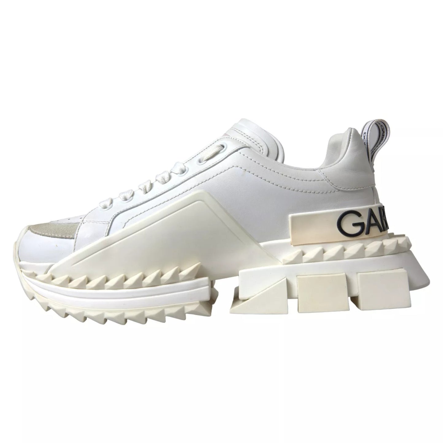 Dolce & Gabbana Vita Läder Super Queen Dam Sneakers