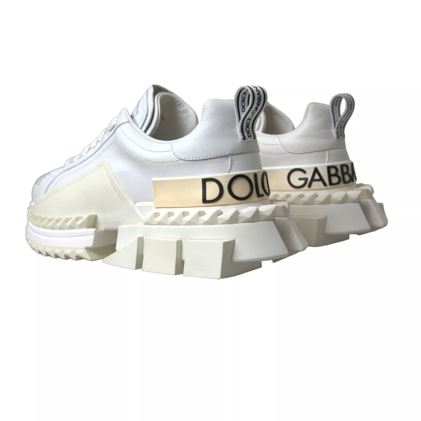 Dolce & Gabbana Vita Läder Super Queen Dam Sneakers