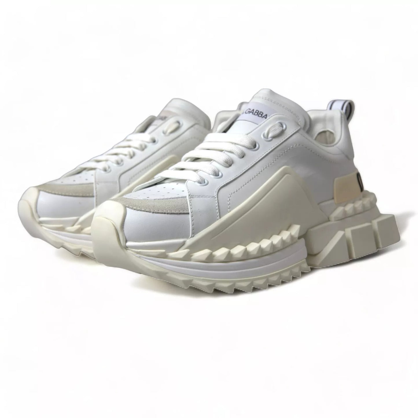 Dolce & Gabbana Vita Läder Super Queen Dam Sneakers