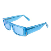 GCDS Blue Plastic Sunglasses