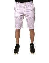 Dolce & Gabbana hvite chinos i bomull med stretch, casual shorts