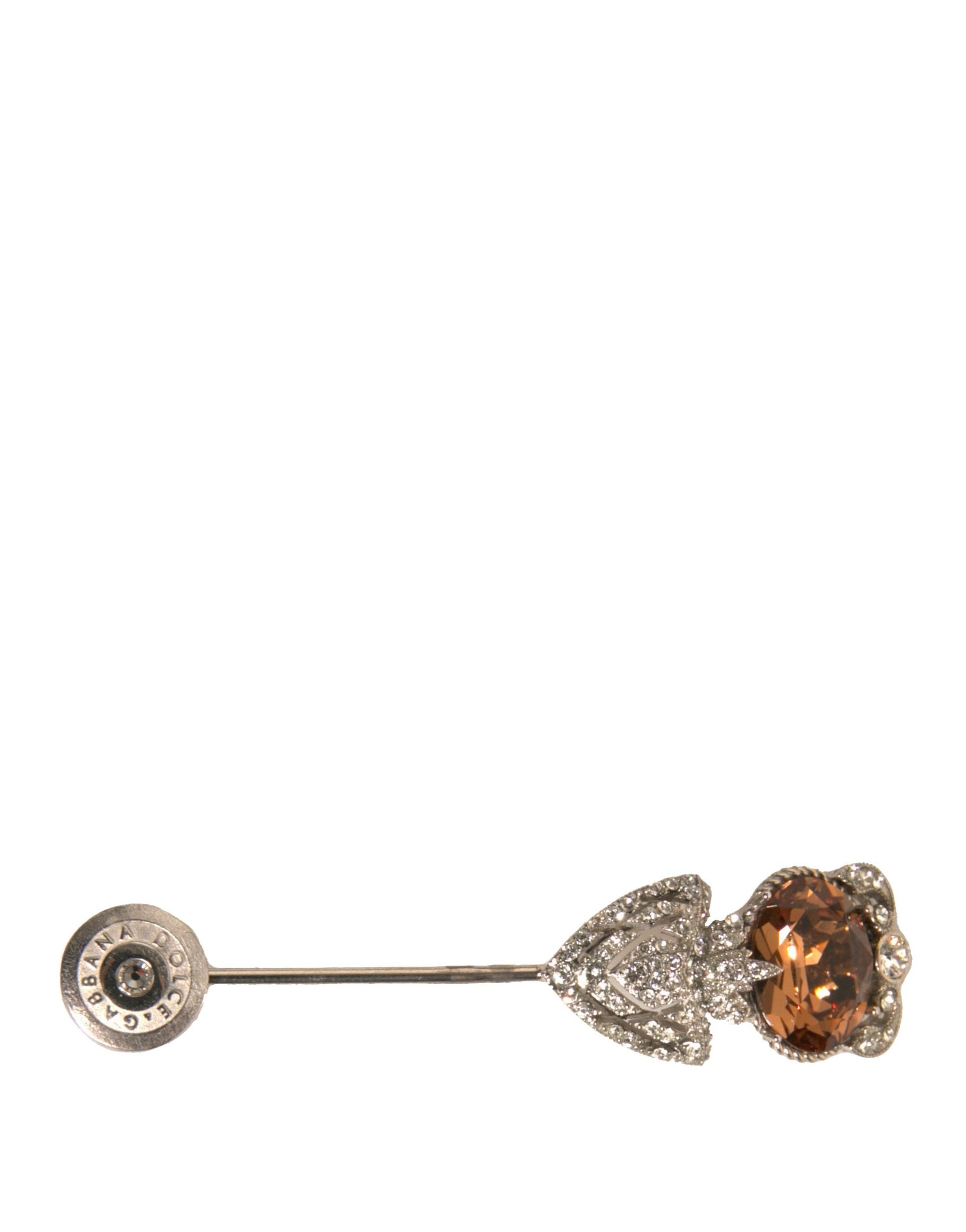 Brosch med kristaller i 925 sterlingsilver