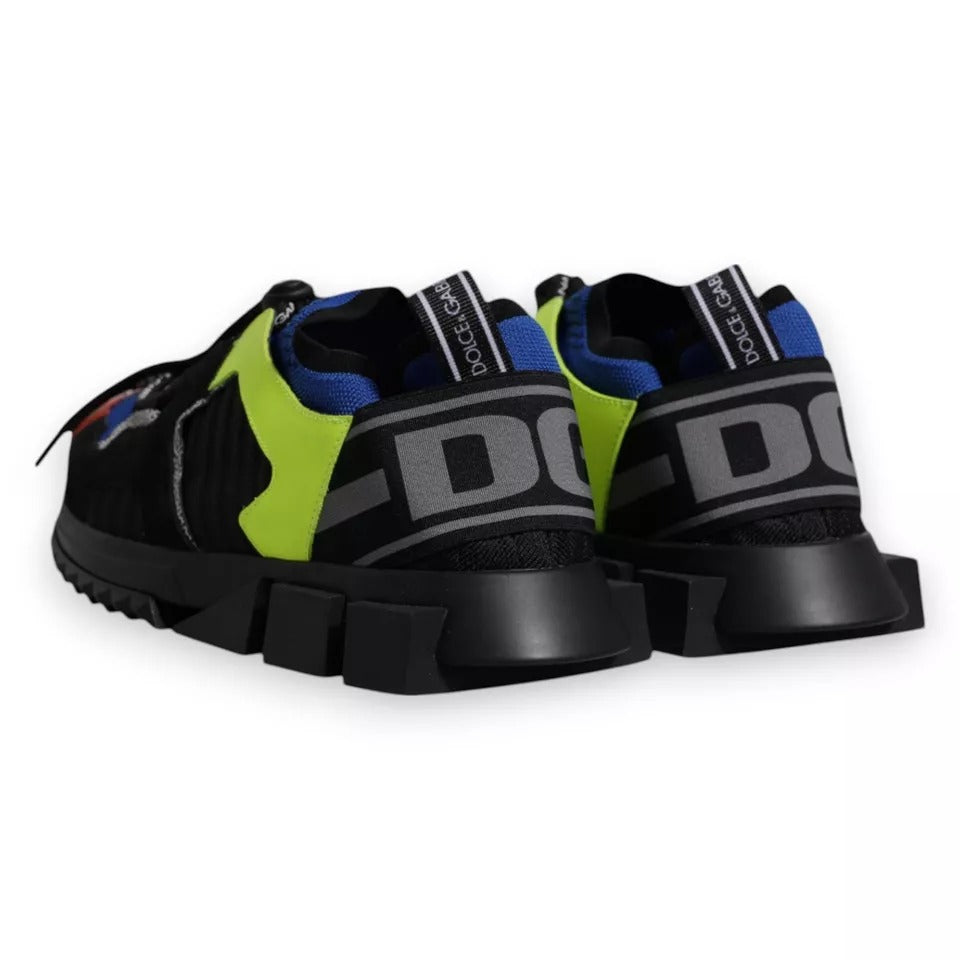 Dolce & Gabbana flerfargede lave Sorrento-sneakers
