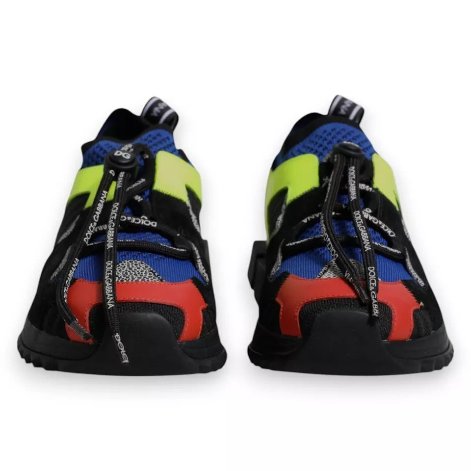 Dolce & Gabbana flerfargede lave Sorrento-sneakers