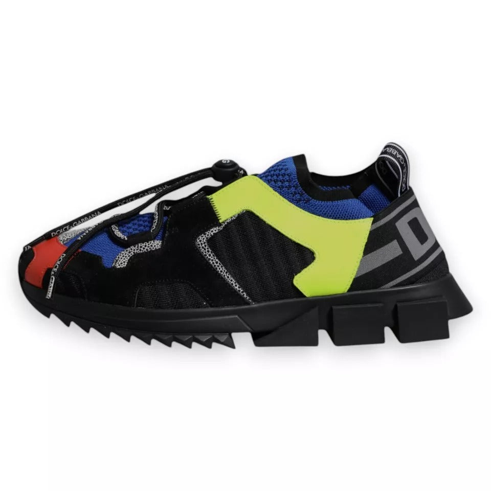 Dolce & Gabbana flerfargede lave Sorrento-sneakers
