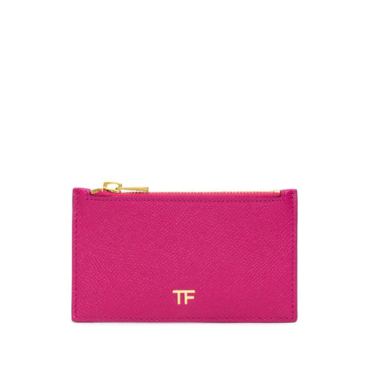 Tom Ford Fuchsia Läder Korthållare