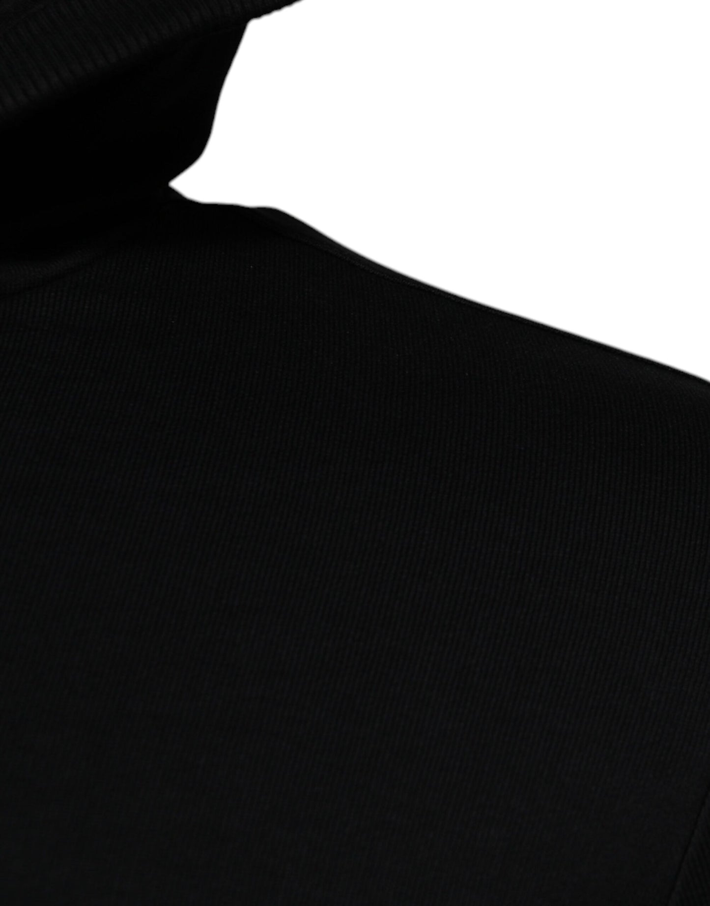Dolce & Gabbana Svart Logo Hel Dragkedja Huvtröja