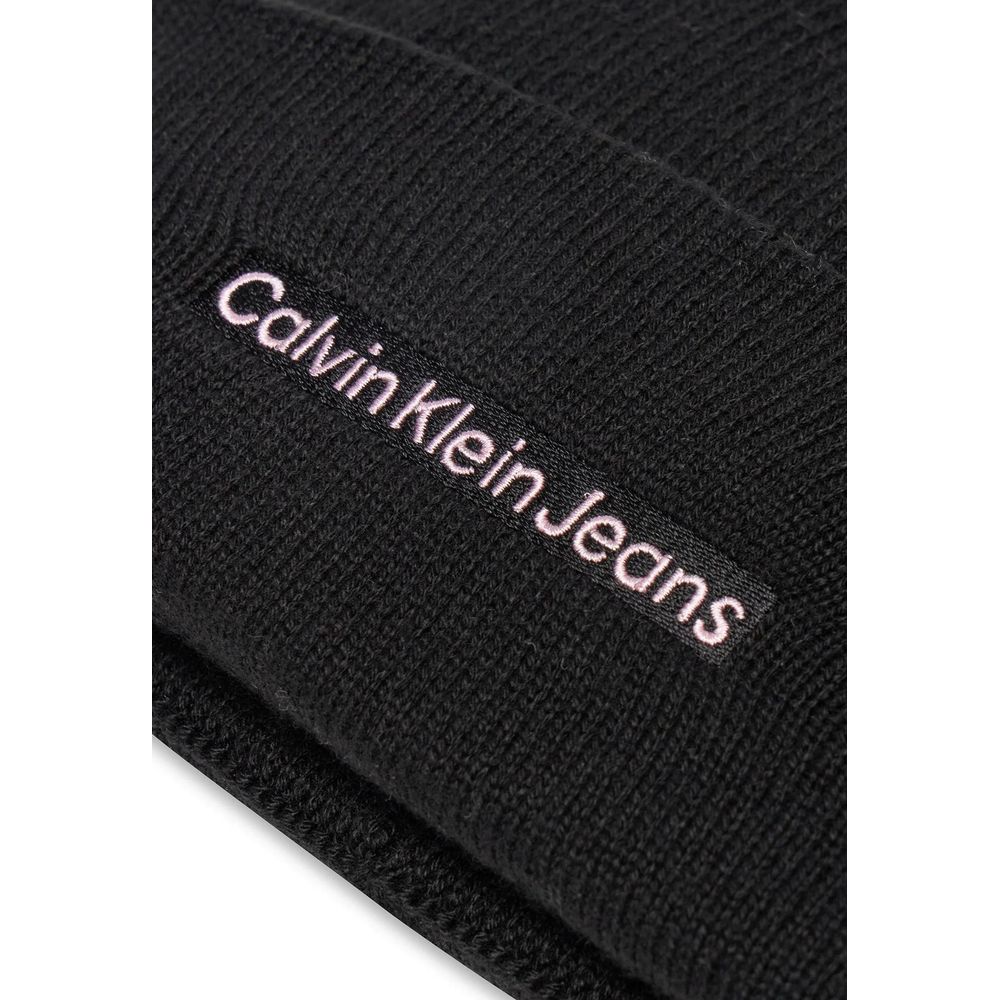Calvin Klein Jeans svarta bomullskepsar basebollkeps
