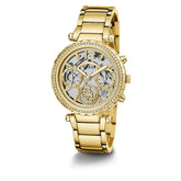 Guess Gold Stainless Steel Dress Watch
