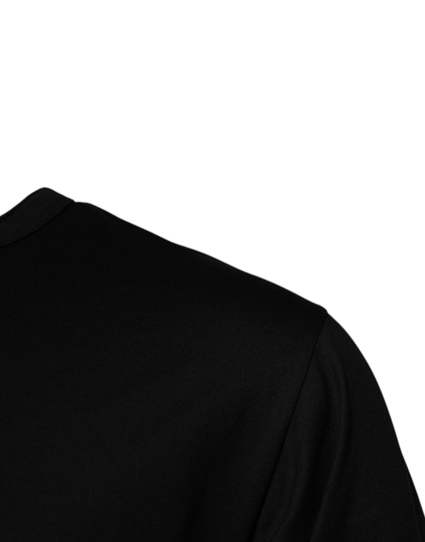 Dolce & Gabbana Svart #DGMILLENNIALS Bomulls-T-skjorte med rund hals
