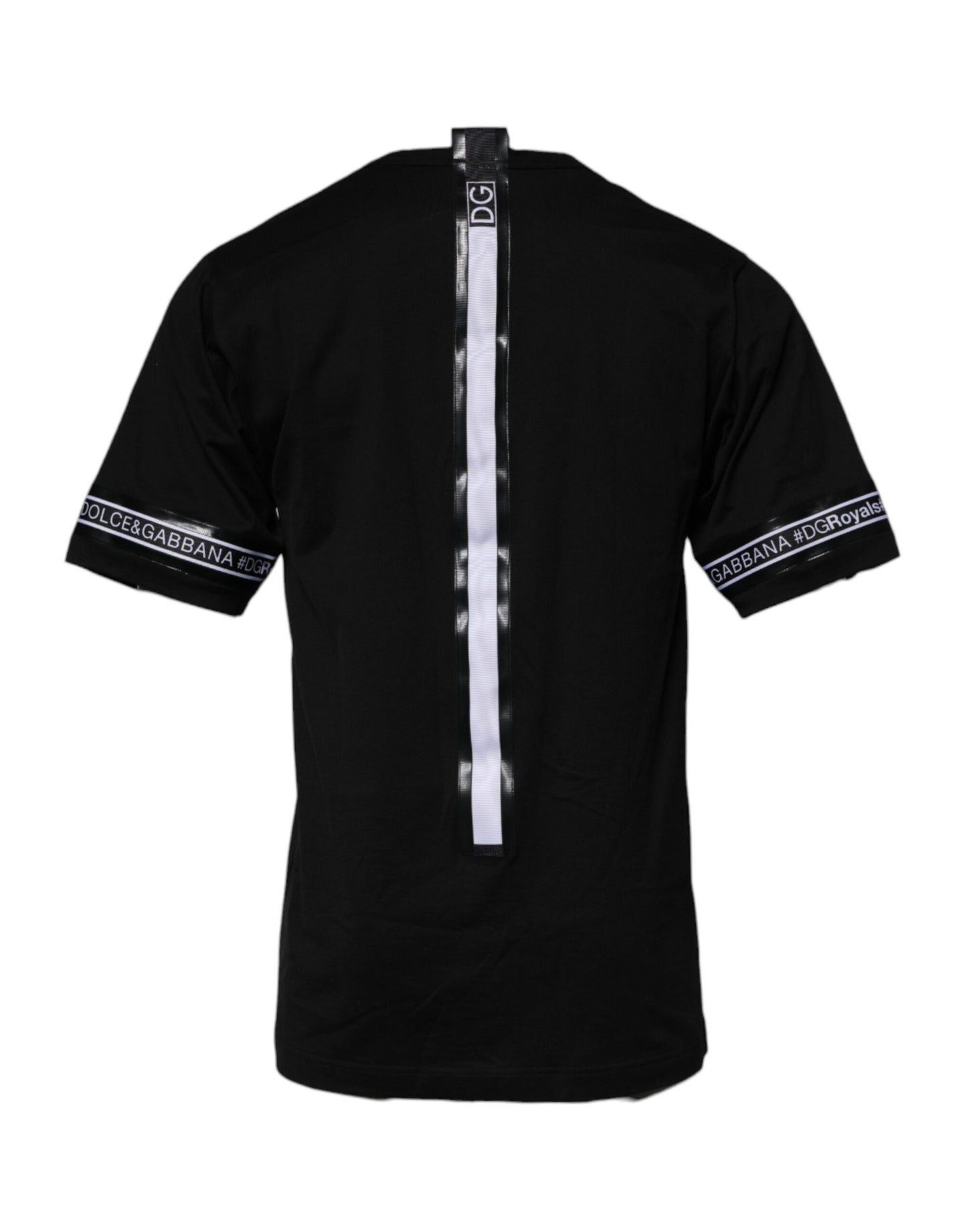 Dolce & Gabbana Svart #DGMILLENNIALS Bomulls-T-skjorte med rund hals