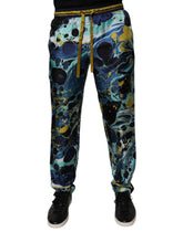 Dolce & Gabbana Flerfarget Marmortrykk Jogger Joggebukse Bukser