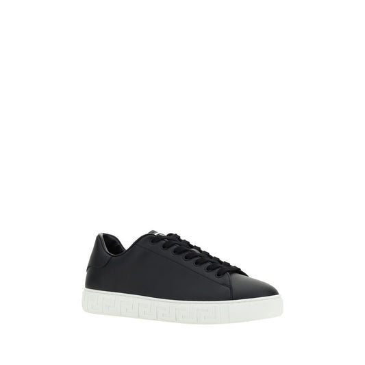 Versace Black Rubber Low Top Sneakers