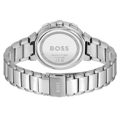 Hugo Boss Silver Stainless Steel Dress Watch