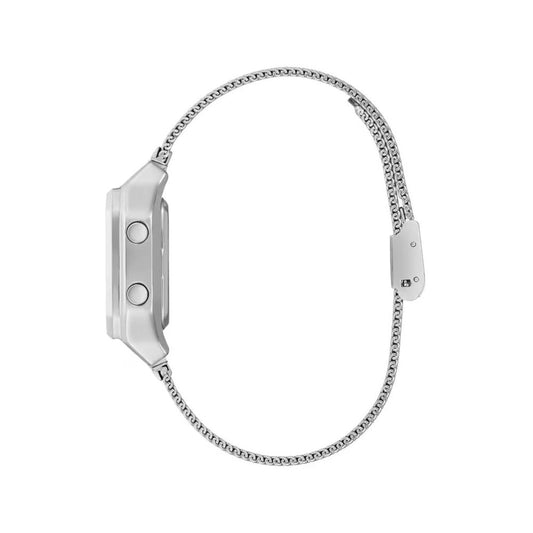 Guess grå klocka i rostfritt stål