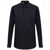 Dolce & Gabbana Navy Blue Cotton Dress Shirt
