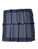 Dolce & Gabbana Blue Lady Bug Silk Square Handkerchief Scarf