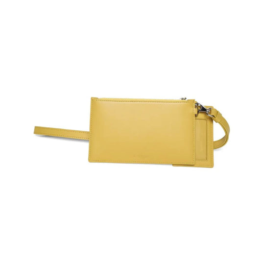 Lanvin "Sunshine Yellow Leather Men's Lommebok"