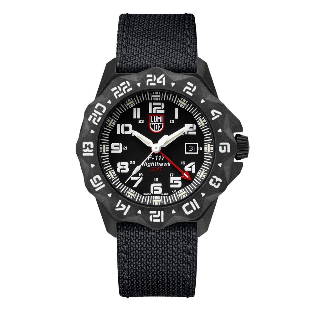 Luminox svart stoffklokke