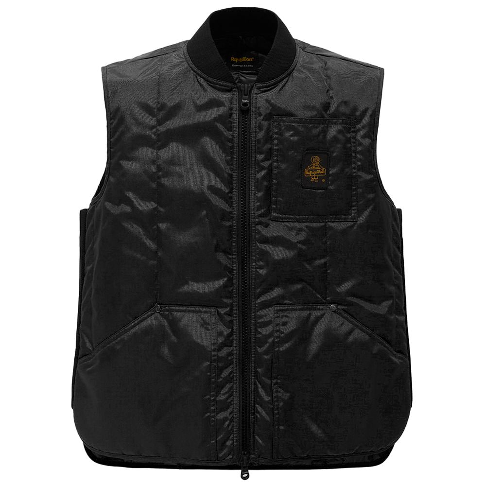 Svart polyestervest