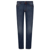 Jacob Cohen Blue Cotton Men's Slim Fit Jean