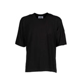 Alpha Studio Black Cotton T-Shirt