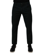 Dolce & Gabbana Dark Green Cotton Loose Men Denim Jeans