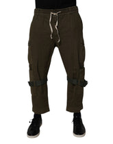 Dolce & Gabbana Brown Cotton Stretch Cargo Pants