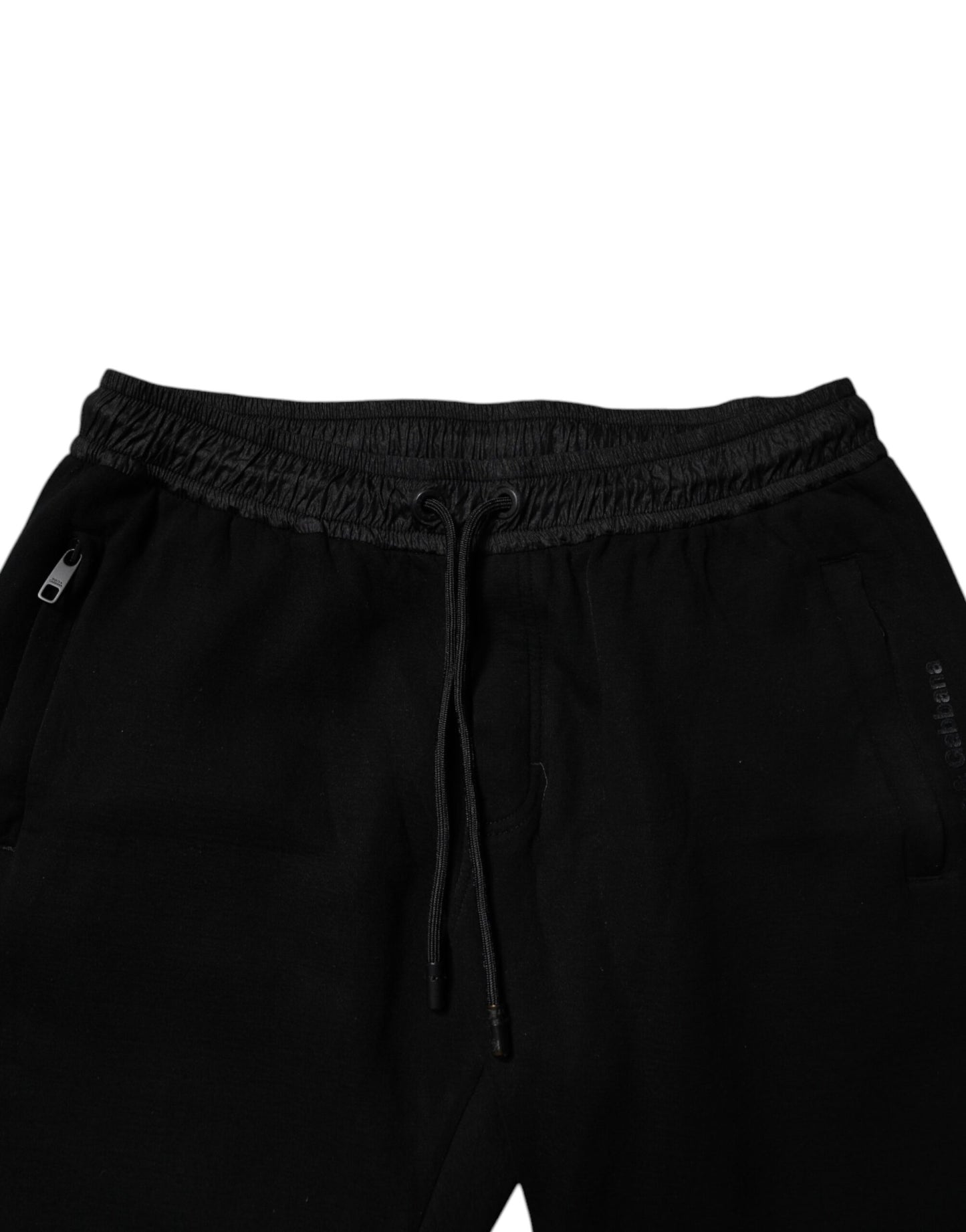 Dolce & Gabbana Svarta Joggingbyxor i Bomullsblandning för Herrar