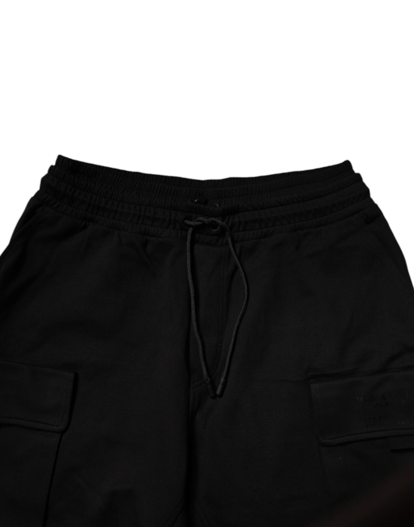 Dolce & Gabbana svarte bomullsbukser for menn