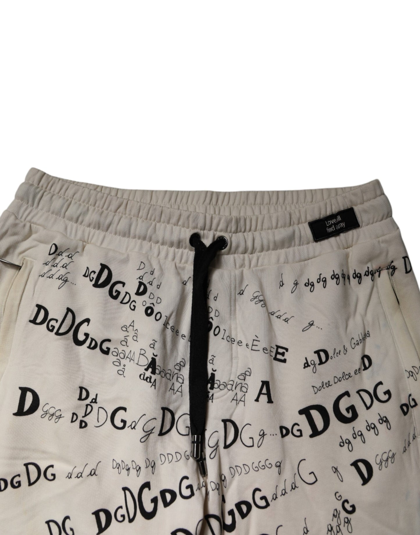 Dolce & Gabbana Vita Logotyptryck Herr Skinny Träningsbyxor