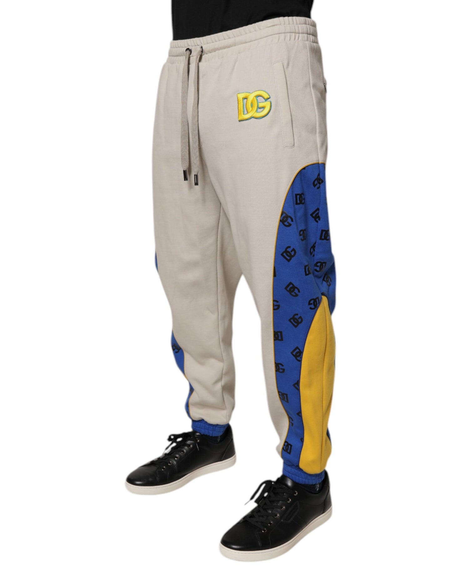 Dolce & Gabbana Flerfarget Bomull DG Jogger Joggebukser Bukser