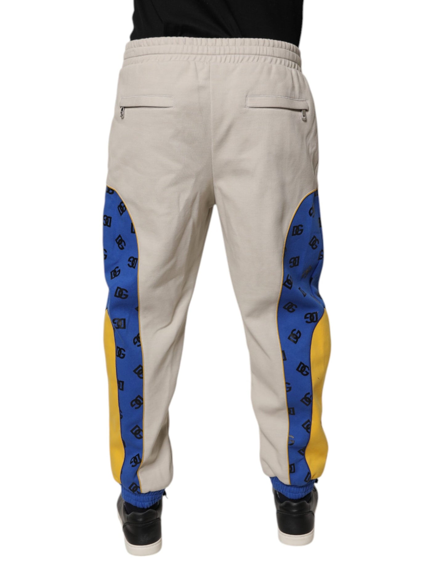 Dolce & Gabbana Flerfarget Bomull DG Jogger Joggebukser Bukser