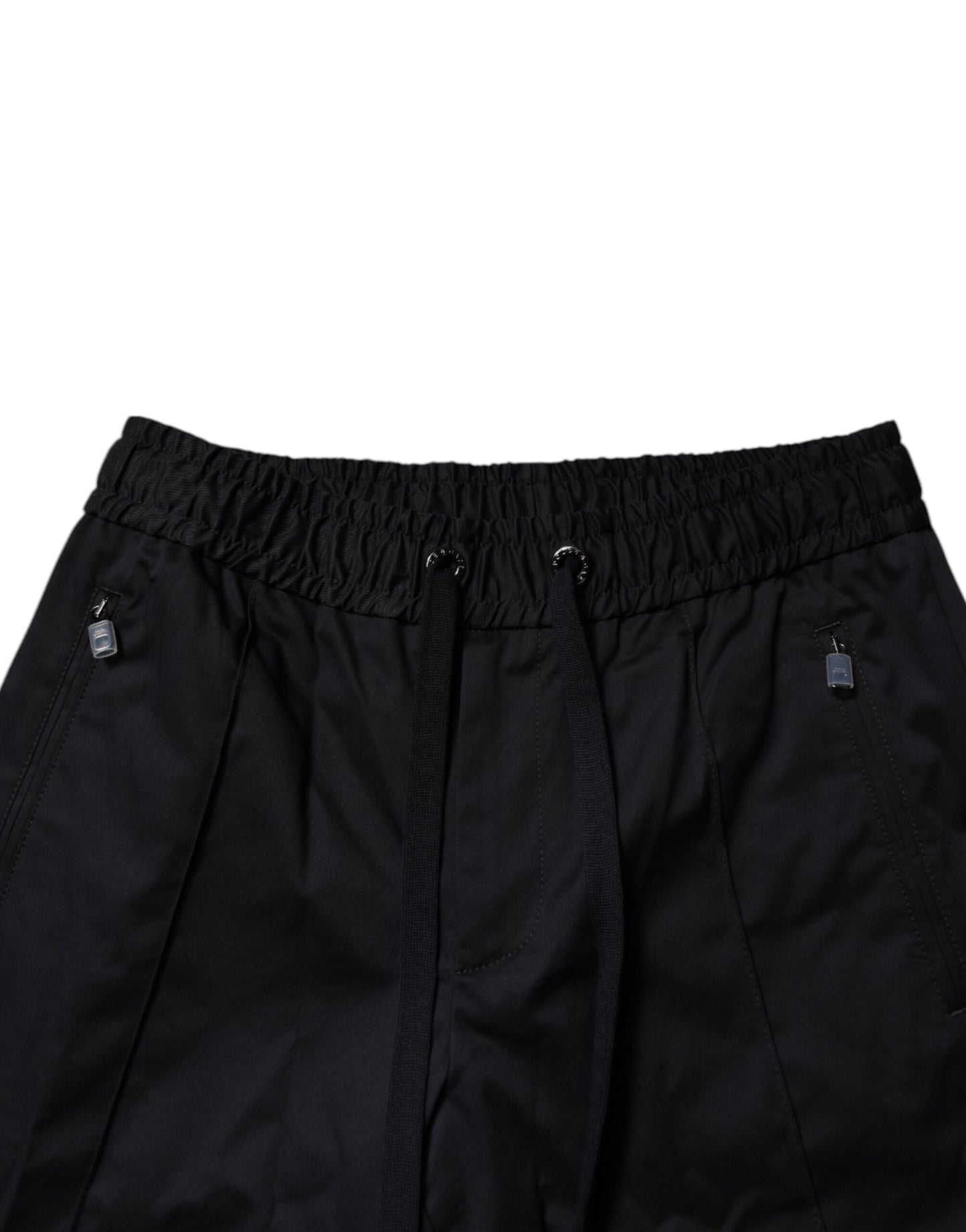 Dolce & Gabbana Mörkblå Bomull Herr Jogger Träningsbyxor