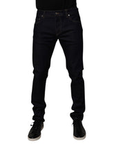 Dolce & Gabbana Black Cotton Stretch Men Skinny Denim Jeans
