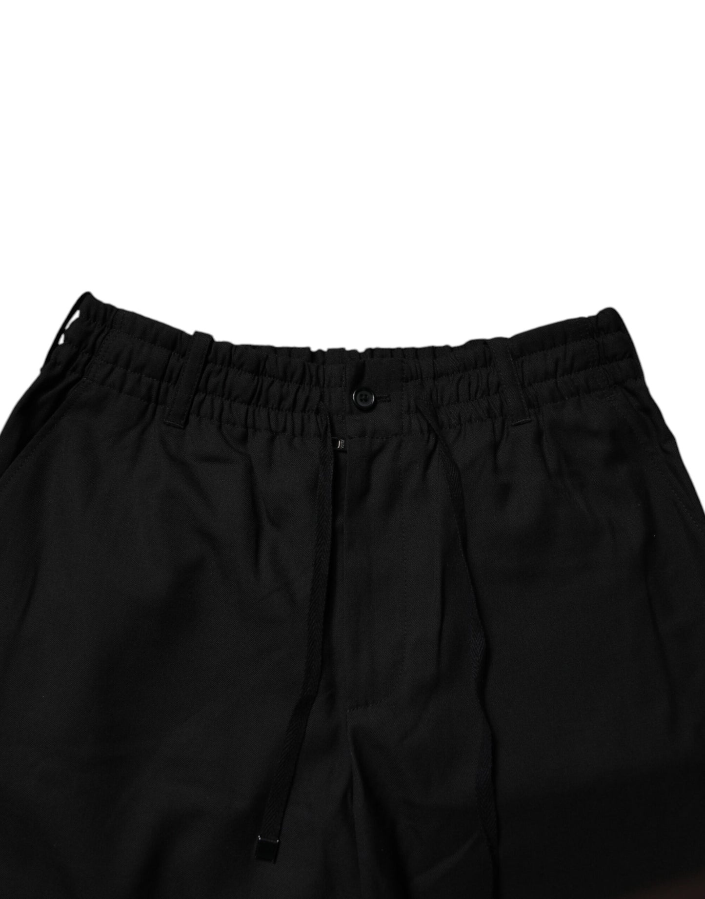 Dolce & Gabbana Svarta Polyester Herrbyxor