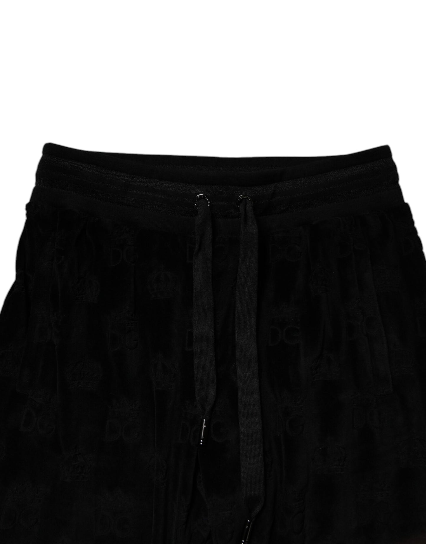 Dolce & Gabbana Svarta Bomull Jogger Herr Träningsbyxor Byxor