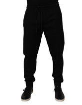 Dolce & Gabbana Black Cotton Blend Jogger Sweatpants Pants