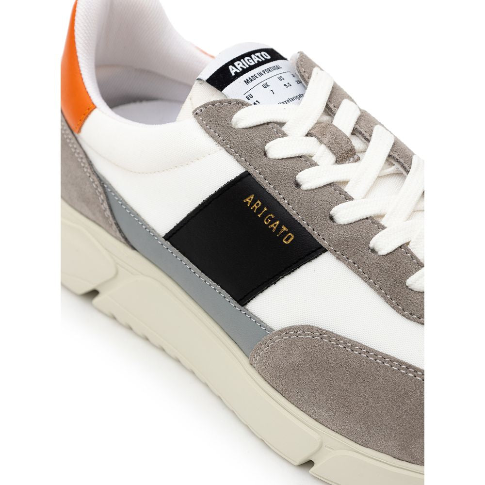 Axel Arigato tvåfärgade sneakers i tyg och läder