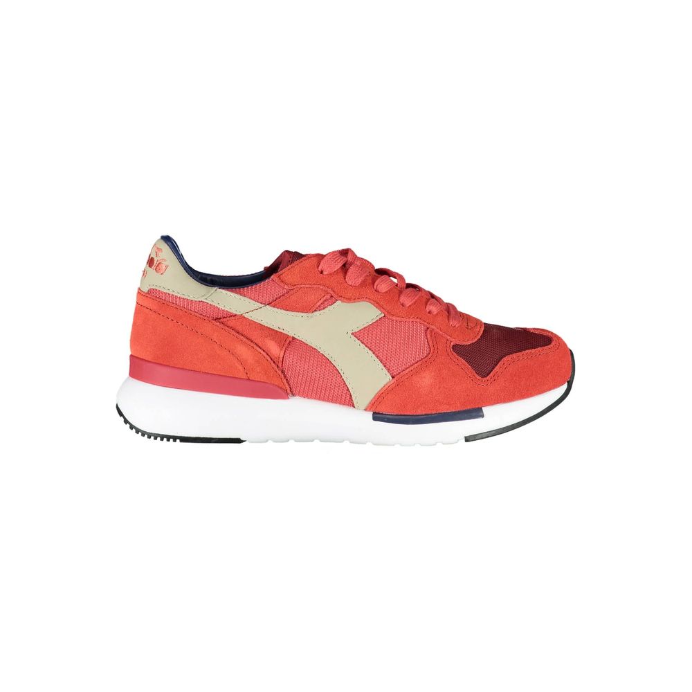 Diadora Röda Läder Dam Sneaker