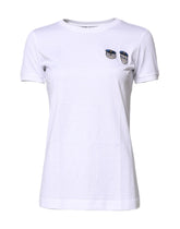 Dolce & Gabbana White #DGFamily Cotton Crew Neck T-shirt