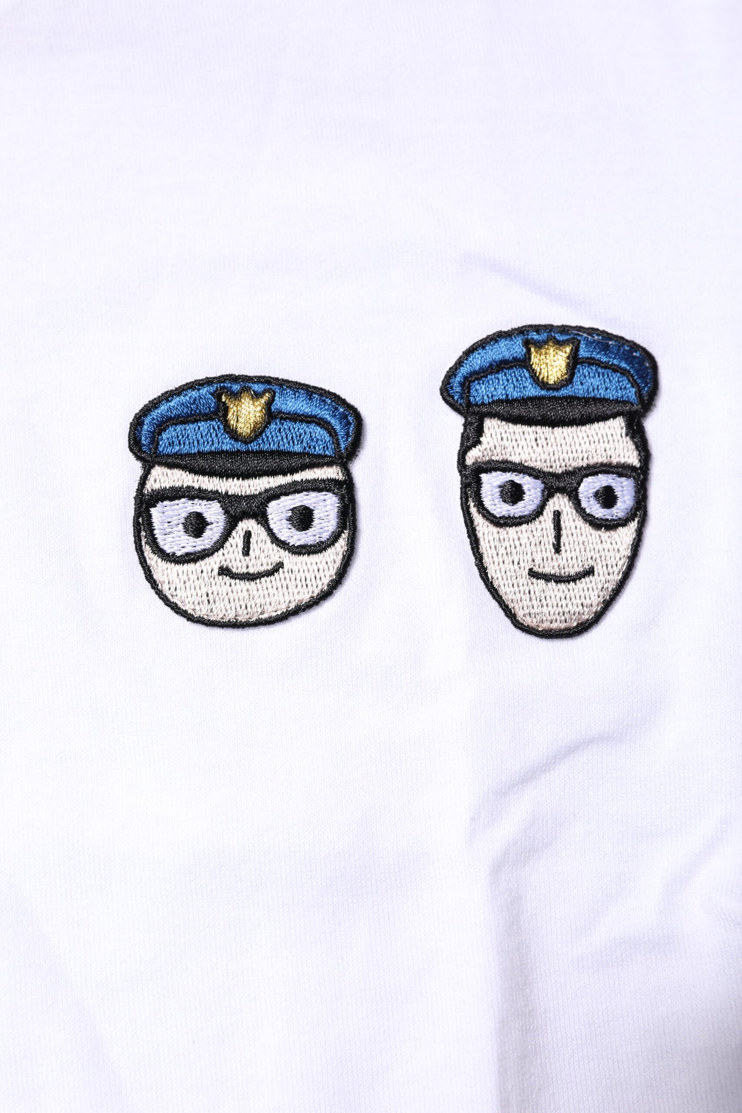Dolce & Gabbana Vit #DGFamily Bomulls-T-shirt Med Rund Hals
