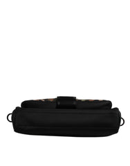 Dolce & Gabbana Multicolor Leopard Jacquard Crossbody Bag