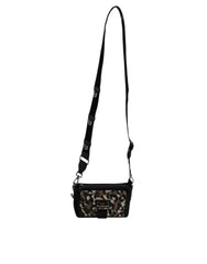 Dolce & Gabbana Multicolor Leopard Jacquard Crossbody Bag