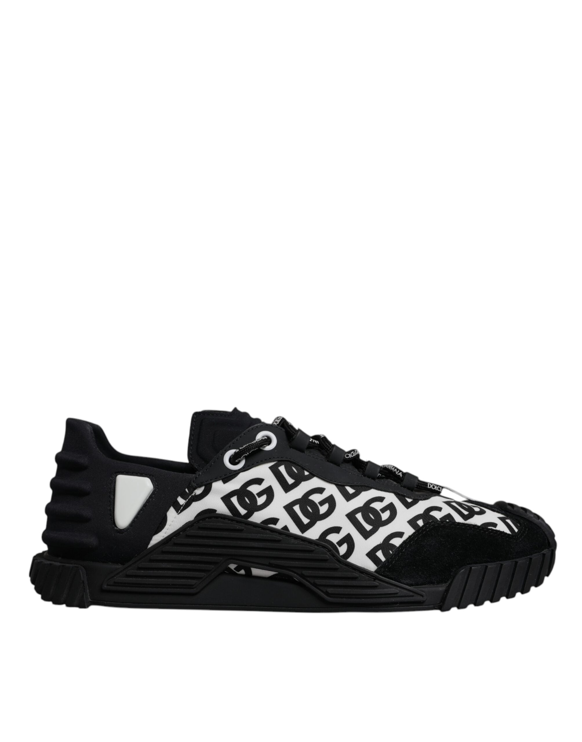 Svarte Logo Lace Up Lave Sneakers NS1 Sko