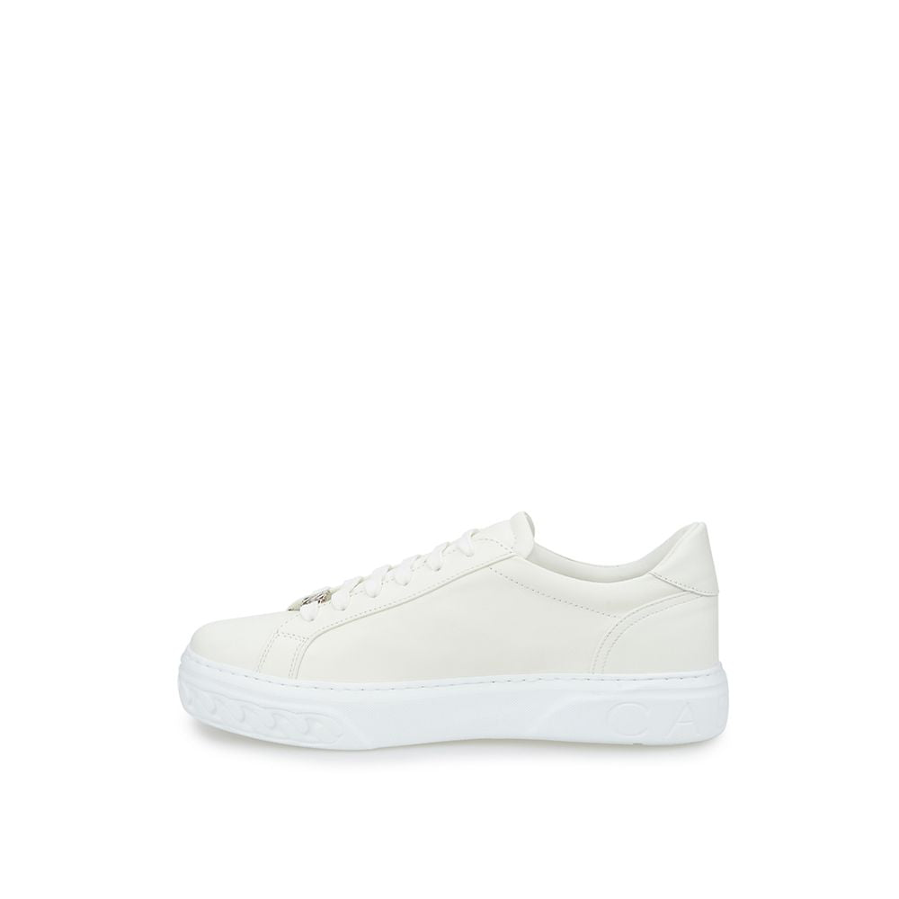 Casadei Snygga Vita Lädersneakers