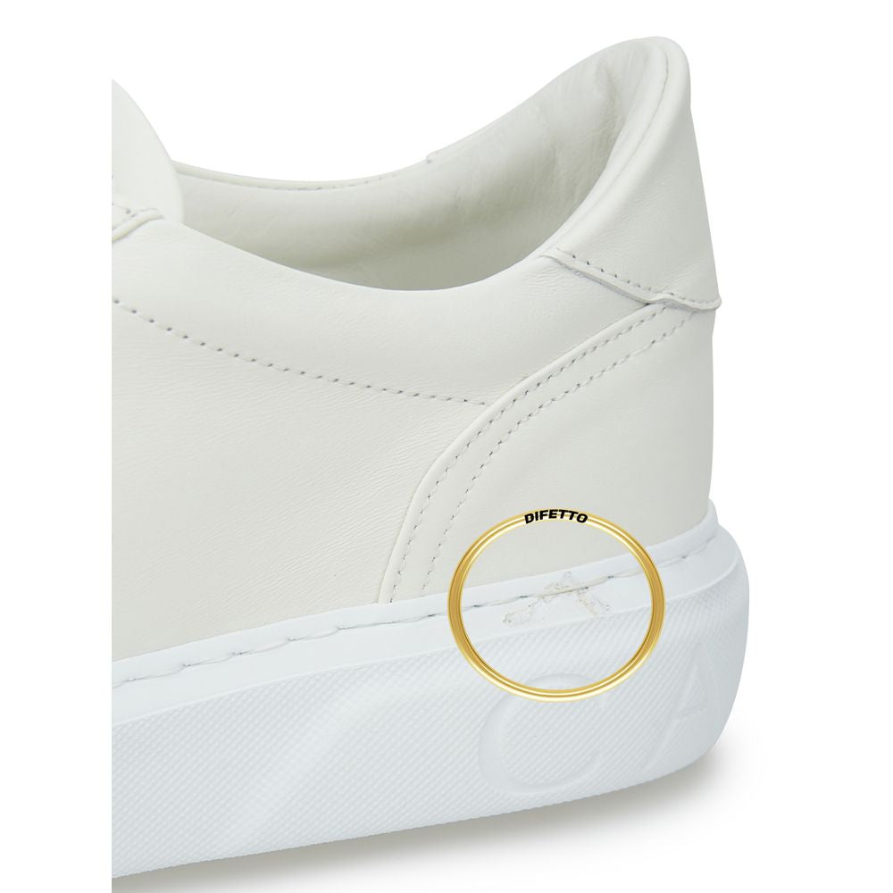 Casadei Snygga Vita Lädersneakers