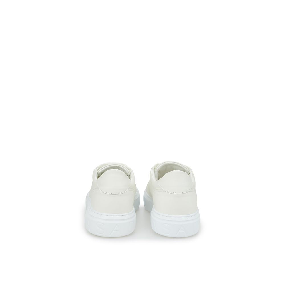 Casadei Snygga Vita Lädersneakers