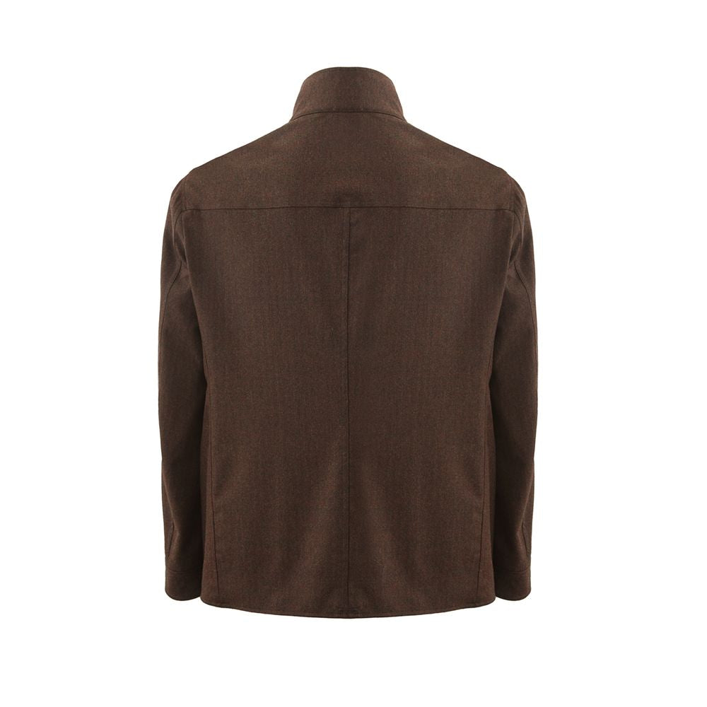 Lardini elegant blå ulljakke til menn