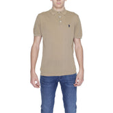 US POLO ASSN. Beige bomullströja